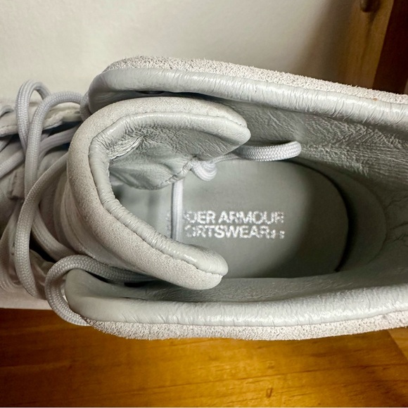 💥LAST CHANCE💥Suede Under Armour UAS Club Mid Leather Sneaker, Size 10.5 Boot - Picture 10 of 15